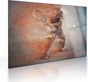 Obraz na szkle - Tenisista (70x50 cm)