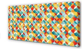 Zdjęcie na płótnie Barwne Wzory Geometryczne