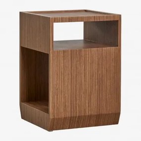 Szafka Nocna 35x35 Cm Z Mdf I Okleiną Brisbane Wenge - Sklum