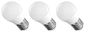 Żarówki LED z ciepłym światłem z gwintem E27 zestaw 3 szt., 4 W – EMOS