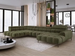 Narożnik PLAZA XL Lewostronny z elektryczną regulacją siedziska Tkanina EDEN 12 WERSAL