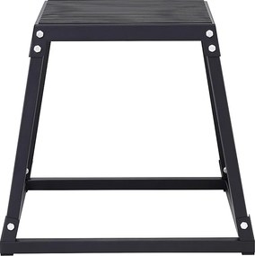 Pliometryczna Skrzynka do Skoku SucceBuy, Skrzynka Pliometryczna, Skrzynka do Skoku Fitness Siłownia, 45.8 cm, Czarna