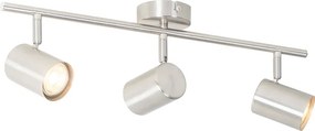 Nowoczesna lampa sufitowa stalowa 3-punktowa regulowana - Jeana