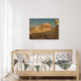 Obraz na szkle - Frederic Edwin Church, The Parthenon, reprodukcje (70x50 cm)
