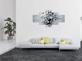 Obraz abstrakcja 3D (125x70 cm)