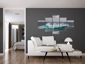 Obraz - Fale w oceanie (125x70 cm)