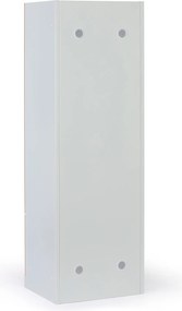 Metalowa szafka ubraniowa S1 Z, 4-drzwiowa, 1850 x 600 x 500 mm, demontaż, zamek mechaniczny z kodem, drzwi laminowane, orzech