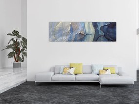 Obraz - Abstrakcja z użyciem tuszu alkoholowego (170x50 cm)