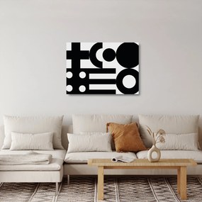 Obraz na szkle - Abstrakcja geometryczna N⁰3 (70x50 cm)