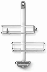 Simplehuman Regulowany uchwyt prysznicowy zpółkami