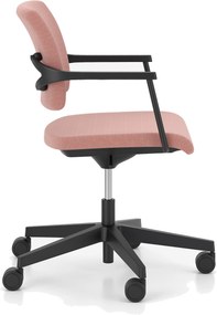 Obrotowe krzesło konferencyjne na kółkach 2ME-BL TS25 ARM-BL