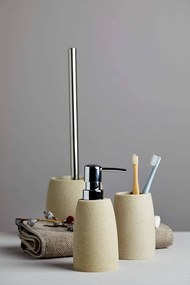 Pojemnik na szczotkę GOA BEIGE + szczotka WC, WENKO