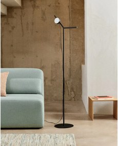 Czarna lampa stojąca LED ze ściemniaczem (wysokość 160 cm) Orey – Kave Home