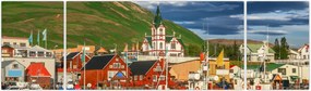 Obraz - Húsavík (170x50 cm)