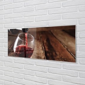 Szklany Panel Deski wino kieliszek