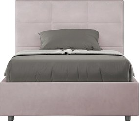 Łóżko bez stelaża tapicerowane 120x210 microfibra kolor lawendy Mika