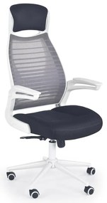 Krzesło biurowe TURI czarne/białe/szare