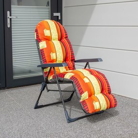 Fotel ogrodowy z podnóżkiem Samar Plus C025-13BB PATIO