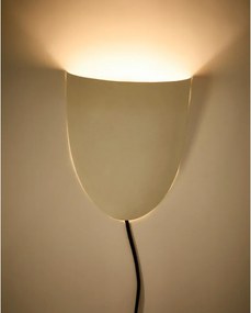 Biały kinkiet do kontaktu Nibla – Kave Home