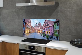 Panel Szklany Urokliwe Niemieckie Stare Miasto