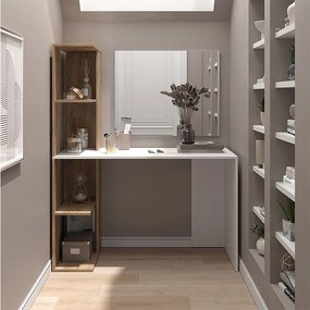 Stolik do przebierania biały/sonoma 122.2x55.2x75.8 tower