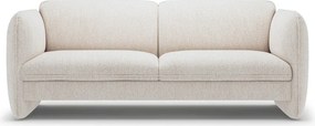 Kremowa sofa z tkaniny szenilowej 204 cm Georgia – Micadoni