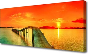 Obraz canvas Most Wiszący nad Zatoką