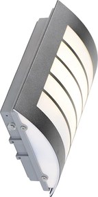 Lampa ścienna zewnętrzna czarna IP44 z czujnikiem zmierzchu - Miro