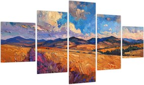 Obraz - Obraz olejny przedstawiający krajobraz (125x70 cm)