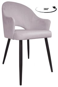 Krzesło obrotowe Velvet podstawa czarna MG55