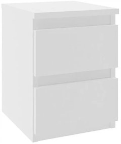 Biała minimalistyczna szafka nocna P6-K27