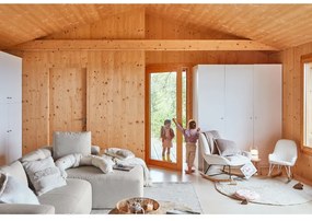 Stołek dziecięcy z drewna kauczukowego Kave Home Dilcia, ø 24 cm
