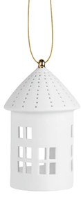 Wiszący porcelanowy świecznik LIGHTHOUSE okrągły - różne rozmiary Wielkość: L
