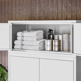 Nadstawka na szafę EWA Compact 800 x 380 x 400 mm, szara