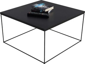 Czarny druciany stolik kawowy D8-T55
