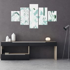 Obraz - Wektor łąki (125x70 cm)