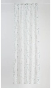 Kremowo-turkusowa firanka 140x260 cm Mizar – Mendola Fabrics