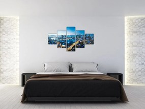 Obraz - Sieć miejska (125x70 cm)