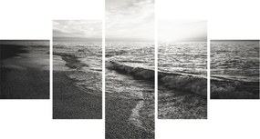 Obraz - Na brzegu morza (125x70 cm)