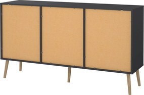 Komoda z szafką i szufladami Bodo 2+3 szary mat