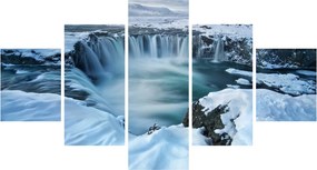 Obraz - Wodospad Bogów, Islandia (125x70 cm)