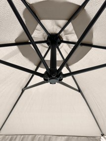 Składany parasol ogrodowy Floriva YN7011-LG, jasny szary