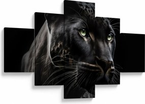 Obraz - Czarna Pantera (125x70 cm)