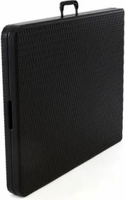 Składany stół ogrodowy 180 x 75 cm czarny