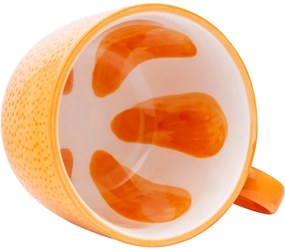Altom Zestaw ceramicznych kubków jumbo Tropicanapomarańczowych 470 ml, 2 szt.