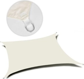 Żagiel cieniujący na taras i ogród 194B - 3x3 m, beżowy