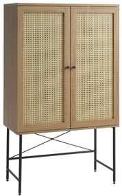 Szafka w dekorze dębu w naturalnym kolorze 80x135 cm Pensacola – Unique Furniture