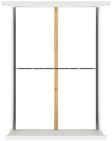 Białe łóżko dwuosobowe 140x200 cm Paris – Tvilum