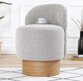 Stołek Barren Pouf Grey