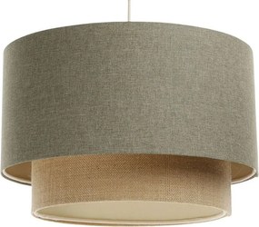 Lampa wisząca ERUTAN DOUBLE 50 zielona/beżowa